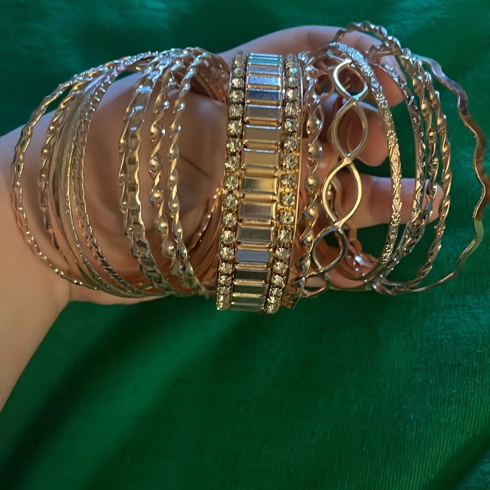 18 Rose Gold New York & Company Bangles